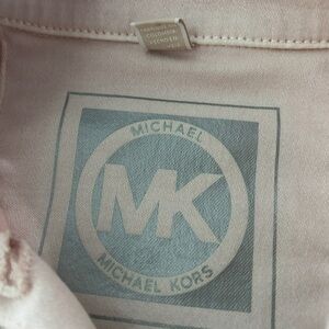 Michael Kors light Pink denim jacket size small